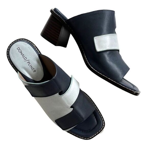 EUC Donald J. Pliner leather heeled sandals - Picture 1 of 8